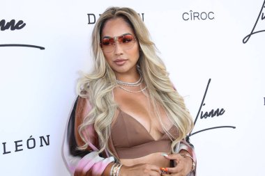 Yaia, 15 Ağustos 2021 'de ABD' nin Kaliforniya eyaletinin Los Angeles şehrinde düzenlenen Lionne Güz / Kış Moda Şovu 'na geldi..