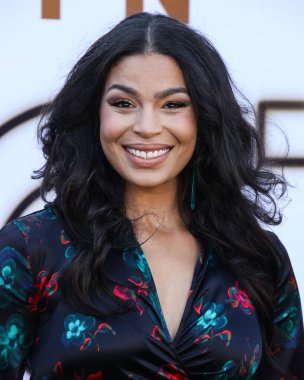 Şarkıcı Jordin Sparks, 8 Ağustos 2021 'de Westwood, Los Angeles, Kaliforniya, ABD' deki Regency Village Theatre 'da düzenlenen MGM' nin 'Saygı' nın Los Angeles prömiyerine geldi..
