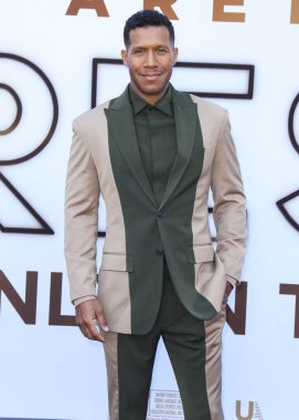 Lodric D. Collins, 8 Ağustos 2021 'de Westwood, Los Angeles, Kaliforniya, ABD' deki Regency Village Theatre 'da düzenlenen MGM' nin 'Saygı' nın Los Angeles galasına geldi.. 