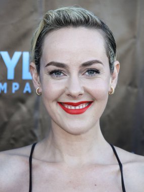 Aktris Jena Malone 28 Temmuz 2021 'de Los Angeles, Kaliforniya, ABD' de Laemmle Royal 'de düzenlenen Vertical Entertainment' in Lorelei 'nin Los Angeles prömiyerine geldi.. 