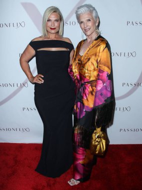 Tosca Musk ve annesi Maye Musk, 17 Temmuz 2021 'de Santa Monica, Los Angeles, Kaliforniya, ABD' de düzenlenen Passionflix 'in ikinci sezonunun Los Angeles galasına geldiler..