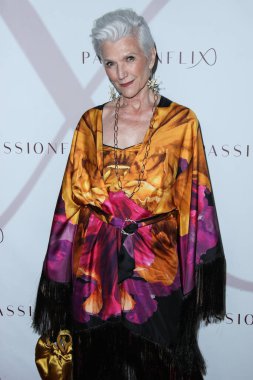 Kanada-Güney Afrika modeli Maye Musk, 17 Temmuz 2021 'de Santa Monica, Los Angeles, Kaliforniya, ABD' de düzenlenen Passionflix 's Driven' in 2. sezonunun Los Angeles Premiere 'ine ulaştı..