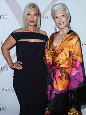 Tosca Musk ve annesi Maye Musk, 17 Temmuz 2021 'de Santa Monica, Los Angeles, Kaliforniya, ABD' de düzenlenen Passionflix 'in ikinci sezonunun Los Angeles galasına geldiler..