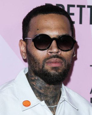Şarkıcı Chris Brown, Teyana Taylor tarafından sunulan PrettyLittleThing Madhouse 'a 3 Temmuz 2021' de WISDOME Los Angeles, Kaliforniya, ABD 'de geldi.. 