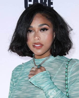 Model Jordyn Woods, 18 Haziran 2021 'de Hyde Sunset Kitchen + Cocktails' da düzenlenen UOMA Güzellik Gurur Ayı ve Haziran Kutlama Açılışı etkinliğine katılıyor..