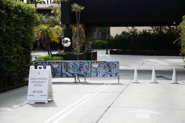 View Hollywood Roosevelt Hotel March 2020 Hollywood Los Angeles California — Stock Photo, Image