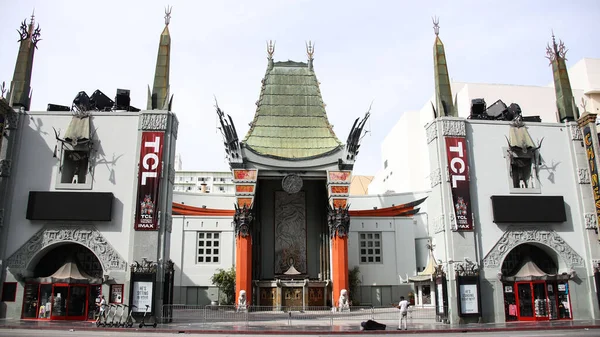 2020年3月31日在美国加利福尼亚州洛杉矶好莱坞举行的Tcl中国戏剧学院Imax 洛杉矶的旅游业和娱乐业在大流行病Covid 19中被暂时关闭 — 图库照片