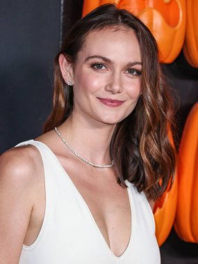 Amerikalı aktris Andi Matichak, 11 Ekim 2022 'de Hollywood, Los Angeles, Kaliforniya, ABD' de düzenlenen TCL Çin Tiyatrosu IMAX 'ta düzenlenen Universal Pictures and Blumhouse Productions' Halloween Ends 'in dünya prömiyerine geldi..