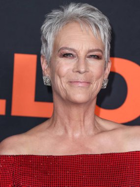 Amerikalı aktris Jamie Lee Curtis (Barones Haden-Guest), 11 Ekim 2022 'de Hollywood, Los Angeles, Kaliforniya, ABD' deki TCL Çin Tiyatrosu 'nda düzenlenen Universal Pictures and Blumhouse Productions' Halloween Ends 'in dünya prömiyerine geldi..
