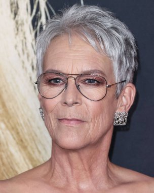 Amerikalı aktris Jamie Lee Curtis (Barones Haden-Guest), 11 Ekim 2022 'de Hollywood, Los Angeles, Kaliforniya, ABD' deki TCL Çin Tiyatrosu 'nda düzenlenen Universal Pictures and Blumhouse Productions' Halloween Ends 'in dünya prömiyerine geldi..