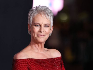 Amerikalı aktris Jamie Lee Curtis (Barones Haden-Guest), 11 Ekim 2022 'de Hollywood, Los Angeles, Kaliforniya, ABD' deki TCL Çin Tiyatrosu 'nda düzenlenen Universal Pictures and Blumhouse Productions' Halloween Ends 'in dünya prömiyerine geldi..