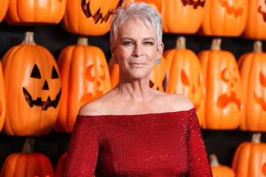 Amerikalı aktris Jamie Lee Curtis (Barones Haden-Guest), 11 Ekim 2022 'de Hollywood, Los Angeles, Kaliforniya, ABD' deki TCL Çin Tiyatrosu 'nda düzenlenen Universal Pictures and Blumhouse Productions' Halloween Ends 'in dünya prömiyerine geldi..