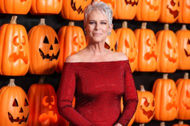 Amerikalı aktris Jamie Lee Curtis (Barones Haden-Guest), 11 Ekim 2022 'de Hollywood, Los Angeles, Kaliforniya, ABD' deki TCL Çin Tiyatrosu 'nda düzenlenen Universal Pictures and Blumhouse Productions' Halloween Ends 'in dünya prömiyerine geldi..