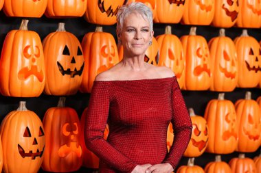 Amerikalı aktris Jamie Lee Curtis (Barones Haden-Guest), 11 Ekim 2022 'de Hollywood, Los Angeles, Kaliforniya, ABD' deki TCL Çin Tiyatrosu 'nda düzenlenen Universal Pictures and Blumhouse Productions' Halloween Ends 'in dünya prömiyerine geldi..
