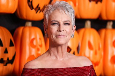Amerikalı aktris Jamie Lee Curtis (Barones Haden-Guest), 11 Ekim 2022 'de Hollywood, Los Angeles, Kaliforniya, ABD' deki TCL Çin Tiyatrosu 'nda düzenlenen Universal Pictures and Blumhouse Productions' Halloween Ends 'in dünya prömiyerine geldi..