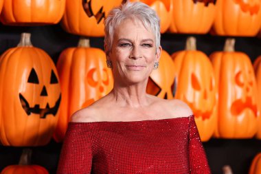 Amerikalı aktris Jamie Lee Curtis (Barones Haden-Guest), 11 Ekim 2022 'de Hollywood, Los Angeles, Kaliforniya, ABD' deki TCL Çin Tiyatrosu 'nda düzenlenen Universal Pictures and Blumhouse Productions' Halloween Ends 'in dünya prömiyerine geldi..
