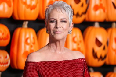 Amerikalı aktris Jamie Lee Curtis (Barones Haden-Guest), 11 Ekim 2022 'de Hollywood, Los Angeles, Kaliforniya, ABD' deki TCL Çin Tiyatrosu 'nda düzenlenen Universal Pictures and Blumhouse Productions' Halloween Ends 'in dünya prömiyerine geldi..