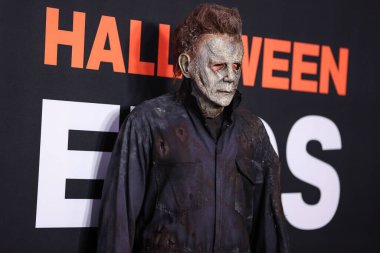 Kurgusal karakter Michael Myers, 11 Ekim 2022 'de Hollywood, Los Angeles, Kaliforniya, ABD' de bulunan TCL Çin Tiyatrosu IMAX 'te düzenlenen Evrensel Resimlerin ve Blumhouse Prodüksiyonlarının Dünya Galası' na geldi.
