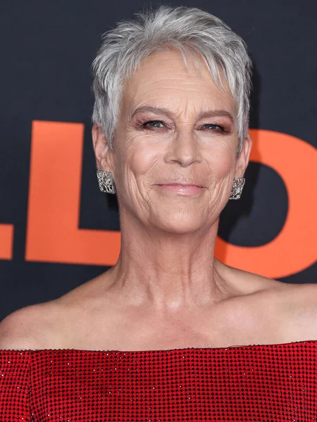 Actriz Estadounidense Jamie Lee Curtis Baronesa Haden Guest Llega Estreno — Foto de Stock