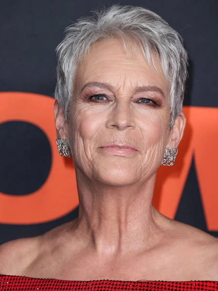 Actriz Estadounidense Jamie Lee Curtis Baronesa Haden Guest Llega Estreno — Foto de Stock