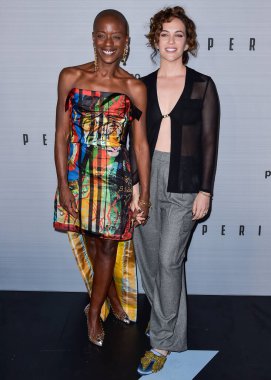 İngiliz aktris T 'Nia Miller ve Amerikalı aktris Kate Siegel, 11 Ekim 2022' de Los Angeles, Kaliforniya, ABD 'de bulunan Ace Hotel' deki The Theatre 'da düzenlenen Amazon Prime Video' un 