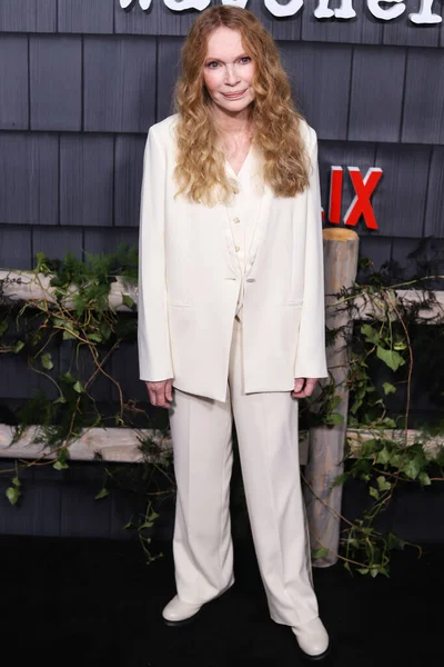 American Actress Mia Farrow Arrives New York Premiere Netflix Watcher — Stock Photo, Image