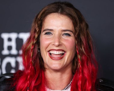 Kanadalı-Amerikalı aktris Cobie Smulders, 13 Ekim 2022 'de Hollywood, Los Angeles, Kaliforniya, ABD' de Retan Hotel 'deki No Vacancy' de düzenlenen Amazon Freevee 'nin' High School 'House Party' sine geldi..