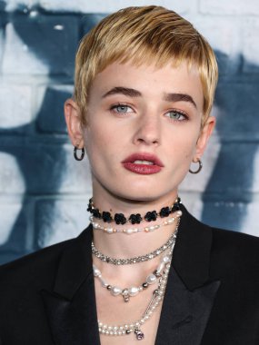 İngiliz aktris Esther Rose McGregor (Esther-Rose McGregor), 13 Ekim 2022 'de Hollywood, Los Angeles, Kaliforniya' da Retan Hotel 'deki No Vacancy' de düzenlenen Amazon Freevee 'nin' High School 'House Party' sine geldi..