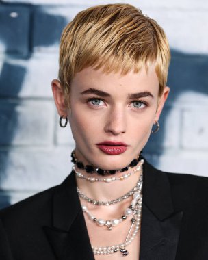 İngiliz aktris Esther Rose McGregor (Esther-Rose McGregor), 13 Ekim 2022 'de Hollywood, Los Angeles, Kaliforniya' da Retan Hotel 'deki No Vacancy' de düzenlenen Amazon Freevee 'nin' High School 'House Party' sine geldi..