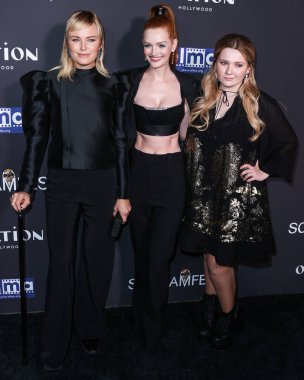 İsveçli-Amerikalı aktris ve model Malin Kerman (Malin Akerman), Amerikalı model Lydia Hearst ve Amerikalı aktris Abigail Breslin, The Avenue Entertainment 'in 