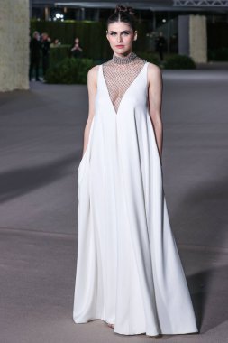 Alexandra Daddario, 15 Ekim 2022 'de ABD' nin Kaliforniya eyaletinin Los Angeles kentinde bulunan Akademi Sinema Müzesi 'nde Rolex tarafından sunulan 2..