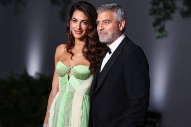 Amal Alamuddin Clooney ve kocası George Clooney, 15 Ekim 2022 'de ABD' nin Kaliforniya eyaletinin Los Angeles kentinde bulunan Akademi Sinema Filmleri Müzesi 'nde Rolex tarafından sunulan 2..
