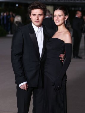 Brooklyn Peltz Beckham ve eşi Nicola Peltz Beckham, 15 Ekim 2022 'de Los Angeles, Kaliforniya, ABD' de bulunan Akademi Sinema Filmleri Müzesi 'nde Rolex tarafından sunulan 2..