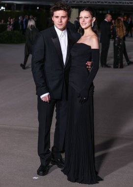 Brooklyn Peltz Beckham ve eşi Nicola Peltz Beckham, 15 Ekim 2022 'de Los Angeles, Kaliforniya, ABD' de bulunan Akademi Sinema Filmleri Müzesi 'nde Rolex tarafından sunulan 2..