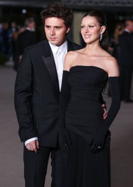 Brooklyn Peltz Beckham ve eşi Nicola Peltz Beckham, 15 Ekim 2022 'de Los Angeles, Kaliforniya, ABD' de bulunan Akademi Sinema Filmleri Müzesi 'nde Rolex tarafından sunulan 2..