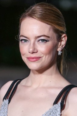 Emma Stone, 15 Ekim 2022 'de ABD' nin Kaliforniya eyaletinin Los Angeles kentinde bulunan Akademi Sinema Filmleri Müzesi 'nde Rolex tarafından sunulan 2..