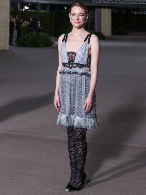 Emma Stone, 15 Ekim 2022 'de ABD' nin Kaliforniya eyaletinin Los Angeles kentinde bulunan Akademi Sinema Filmleri Müzesi 'nde Rolex tarafından sunulan 2..