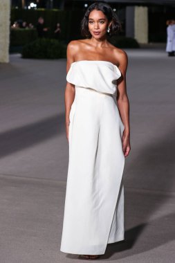 Laura Harrier, 15 Ekim 2022 'de ABD' nin Kaliforniya eyaletinin Los Angeles kentinde bulunan Akademi Sinema Filmleri Müzesi 'nde Rolex tarafından sunulan 2..