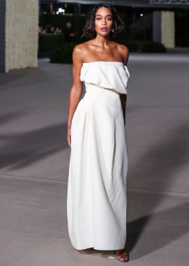 Laura Harrier, 15 Ekim 2022 'de ABD' nin Kaliforniya eyaletinin Los Angeles kentinde bulunan Akademi Sinema Filmleri Müzesi 'nde Rolex tarafından sunulan 2..