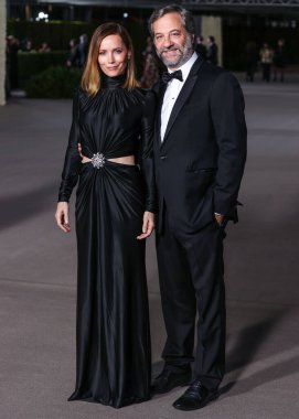Leslie Mann ve kocası Judd Apatow, 15 Ekim 2022 'de ABD' nin Kaliforniya eyaletinin Los Angeles kentinde bulunan Akademi Sinema Filmleri Müzesi 'nde Rolex tarafından sunulan 2..