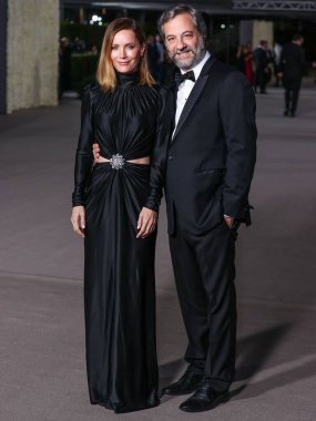 Leslie Mann ve kocası Judd Apatow, 15 Ekim 2022 'de ABD' nin Kaliforniya eyaletinin Los Angeles kentinde bulunan Akademi Sinema Filmleri Müzesi 'nde Rolex tarafından sunulan 2..