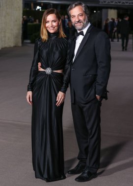 Leslie Mann ve kocası Judd Apatow, 15 Ekim 2022 'de ABD' nin Kaliforniya eyaletinin Los Angeles kentinde bulunan Akademi Sinema Filmleri Müzesi 'nde Rolex tarafından sunulan 2..