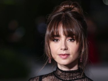 Lily Collins, 15 Ekim 2022 'de ABD' nin Kaliforniya eyaletinin Los Angeles kentinde bulunan Akademi Sinema Filmleri Müzesi 'nde Rolex tarafından sunulan 2..