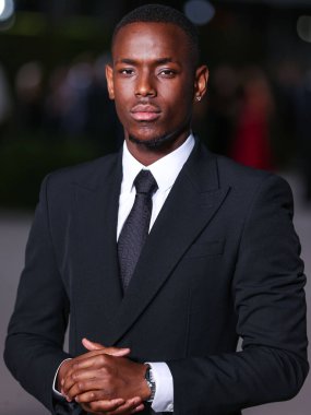 Micheal Ward, 15 Ekim 2022 'de ABD' nin Kaliforniya eyaletinin Los Angeles kentinde bulunan Akademi Sinema Filmleri Müzesi 'nde Rolex tarafından sunulan 2..
