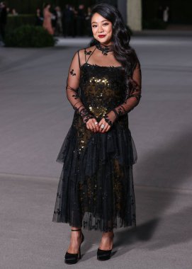 Stephanie Hsu, 15 Ekim 2022 'de ABD' nin Kaliforniya eyaletinin Los Angeles kentinde bulunan Akademi Sinema Filmleri Müzesi 'nde Rolex tarafından sunulan 2..