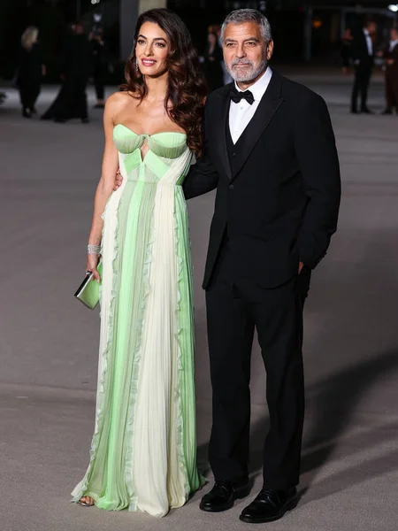 Amal Alamuddin Clooney Son Mari George Clooney Arrivent Gala Annuel — Photo