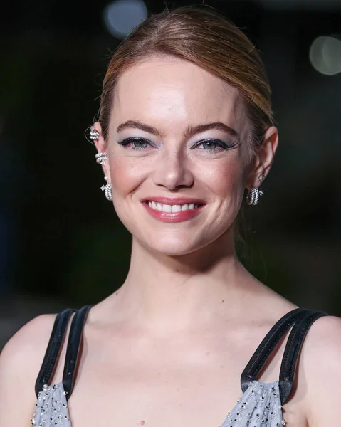 Emma Stone Arrives 2Nd Annual Academy Museum Motion Pictures Gala — Stock Photo, Image