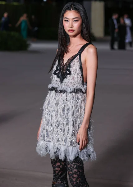 Hoyeon Jung Arrives 2Nd Annual Academy Museum Motion Pictures Gala — Stock Photo, Image