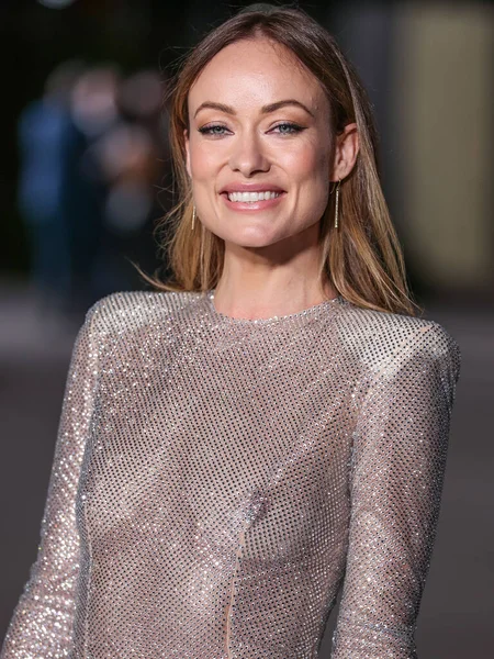 Olivia Wilde Arrives 2Nd Annual Academy Museum Motion Pictures Gala — Stock Photo, Image