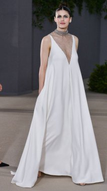 Alexandra Daddario, 15 Ekim 2022 'de ABD' nin Kaliforniya eyaletinin Los Angeles kentinde bulunan Akademi Sinema Müzesi 'nde Rolex tarafından sunulan 2..